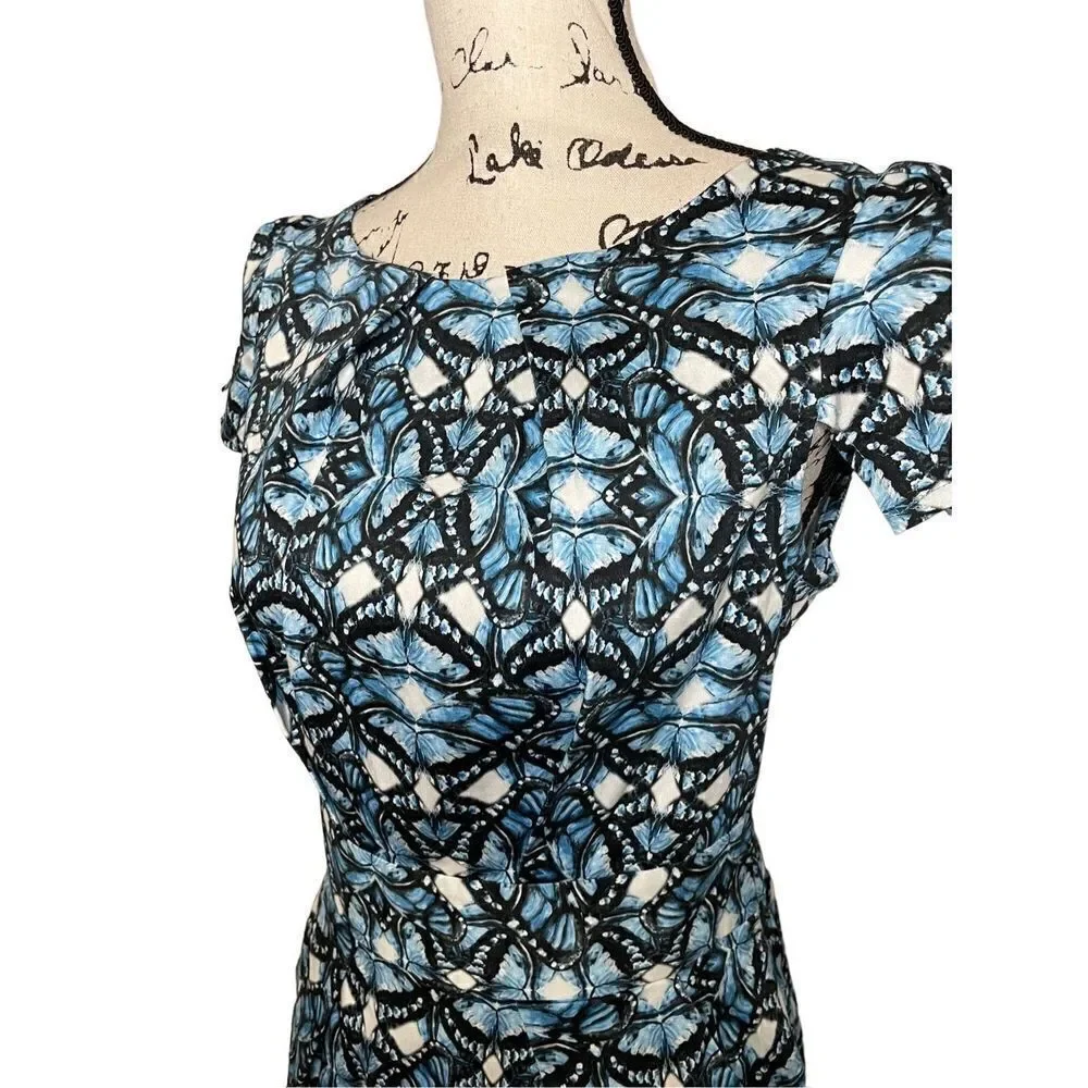 NWT Closet London Cotton‎ Tulip dress in blue, Size 8 - Picture 5 of 8